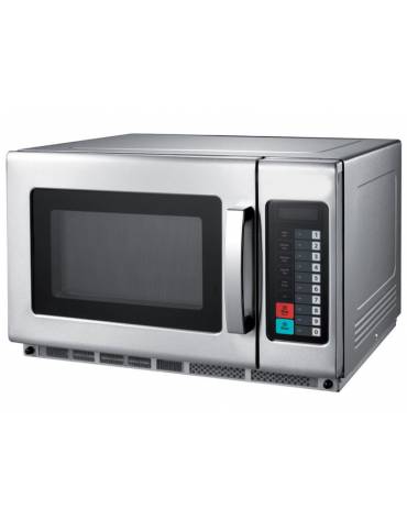 Forno professionale a microonde da Lt. 34 - TEGLIE GN 2/3 - POTENZA RESA KW 1,8 - N° 2 MAGNETRON - mm 574x528x367h