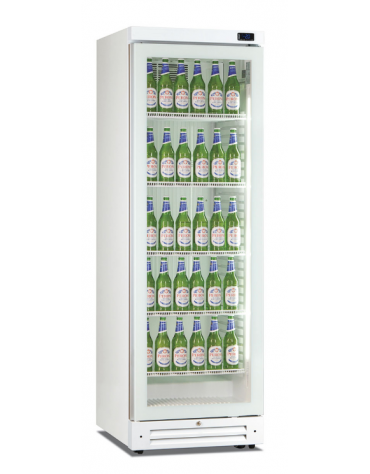 Frigo vetrina bibite sub-zero statica con agitatore - capacità Lt. 360 -  temperatura -2°/+6°C - Classe E - cm 60x65,1x186,1h