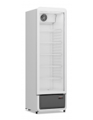 Frigo vetrina bibite ventilata con design con angoli arrotondati - temperatura +1°/+10°C - Classe D - cm 54x56x172,5h