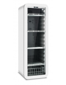 Frigo vetrina bibite ventilata con angoli arrotondati - colore bianco - temperatura 0°/+20°C - Classe C - cm 54x57,2x160h