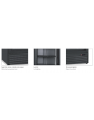 Frigo bibite tre porte scorrevole ventilato - colore nero - temperatura +0°/+10°C - Classe D - cm 171x72,45x197,6h