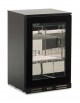 Frigo sottobanco sub zero 1 porta a vetro - esterno in lamiera colore nero - statico con agitatore -2°/+10°C - cm 60x51,5x83,5h