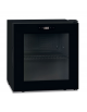 Frigo bibite sopra banco 1 porta vetro senza cornice - colore nero - statico con agitatore +2°/+10°C - cm 47,5x43,5x52h