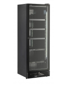 Frigo vetrina bibite statica con agitatore - colore nero - temperatura 0°/+10°C - Classe C - cm 59,5x65x179,5h