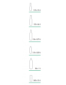 Vetrina refrigerata per bibite colore nero - Temperatura 0° +10°C - Capacità lorda Litri 390 - cm 59,5x65,5x183h