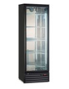 Vetrina frigo per vini ventilata, temperatura 0°C/+10°C - interno in AISI 304 specchiato -140 bottiglie - cm 60x53x182h