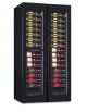 Vetrina vini ventilata 2 porte, N°217 Bottiglie, Tripla temperatura +2°C+20°C / +2°C+12°C / +12°C+20°C - cm 92x69x180,4h