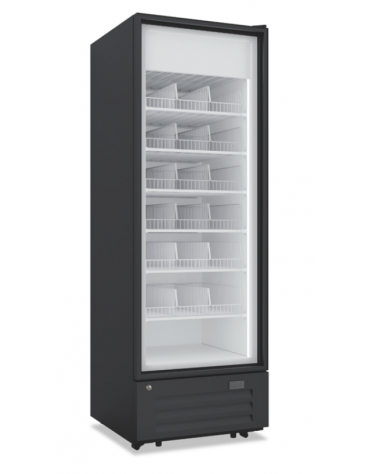 Vetrina freezer statica con porta vetro senza cornice - temperatura -23°/-18°C - cm 68x70x200,5h