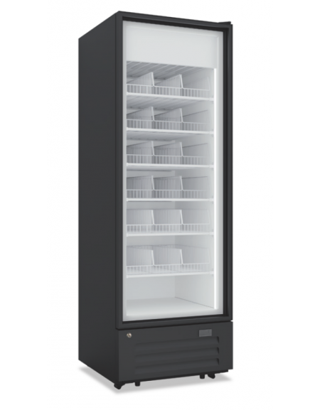 Vetrina freezer statica con porta vetro senza cornice - temperatura -23°/-18°C - cm 68x70x200,5h
