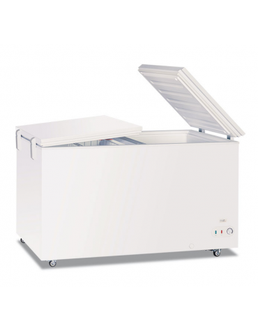 Congelatore a pozzo statico porta cieca sistema flip-flop - lt. 304 lordi - temperatura -13°C/-23°C - cm 161x68x89,5h