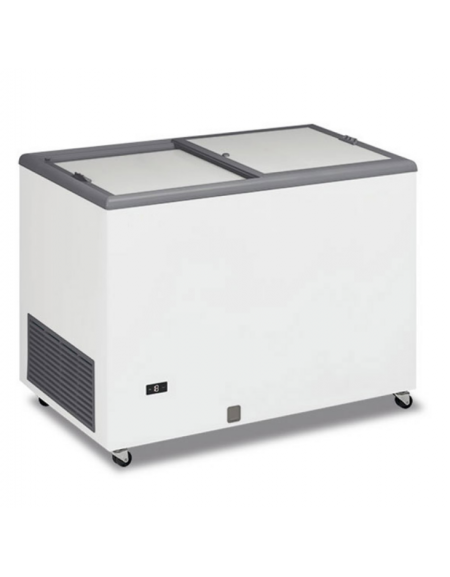 Congelatore statico a pozzo con porta cieca scorrevole - temperatura -22 °C / -9 °C - Classe D - cm 106,3x67x89,5h