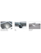 Congelatore a pozzo con porta cieca sistema flip-flop e interno in alluminio martellato- statico -23°/-13°C - cm 130,5x63x87,5h