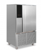 Abbattitore di temperatura in acciaio AISI 304 - capacità N°10 Teglie GN 1/1 (non incluse) - temp. -35°/+5°C - cm 80x87,7x166,5h