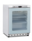 Armadio frigo basso con porta in vetro - colore bianco - lt. 200 -  statico con agitatore +2°/+10°C - Classe C - cm 60x62,5x85h