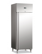 Armadio refrigerato in acciaio AISI 201 ventilato - Lt. 700 - temperatura +2°C/+8°C - Classe C - cm 74x83x201h