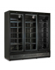 Armadio murale congelatore no frost 3 porte a battente - colore nero - temp. -22°/-18°C - cm 188x76x200,3h