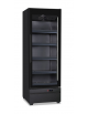 Vetrina armadio refrigerato ventilato con porta vetro senza cornice - colore nero opaco - temp. 0°/+10°C - cm 70x70x196,7h