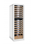 Vetrina vini ventilata doppia temperatura +2°/+12°C | +12°/+20 °C  - colore esterno nero o bianco - cm 54x55x160h