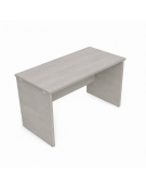 Scrivania ufficio operativa con fianchi in legno - cm 140x80x73h - Colori : Noce-Grigio-Rovere-Samui–Ciliegio–Bianco-Olmo-Larice