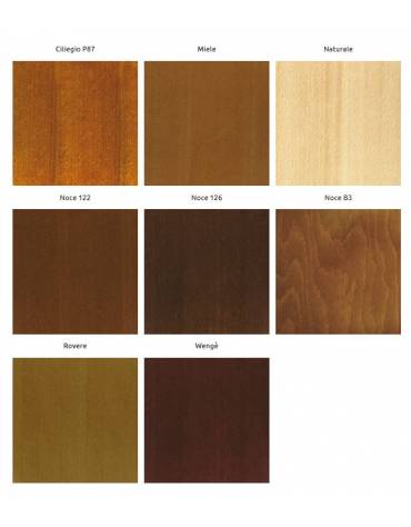 Sedia in legno con seduta in massello incassato - Tinte : naturale-miele-rovere-ciliegio-noce-wengè