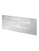 PANNELLO FRONTALE INOX PER ELEMENTI SELF SERVICE - CM 120x60x1,8