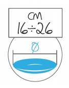 Carrello inox con 2 piani scolapiatti portata 144 Piatti Ø cm 16÷26 + 2 Piani scolabicchieri - cm 102x62x159h