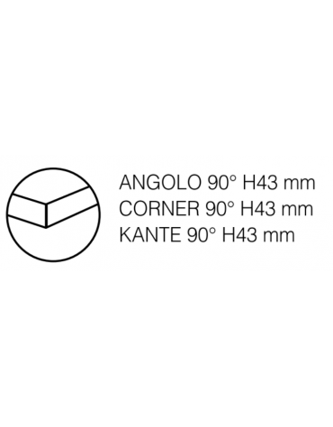 Tavolo inox AISI 304 freddo self-service - vasca raggiata mm 30h, 3 ante refrigerata e vetro curvo - N°5 GN 1/1 - cm 200x70x145h