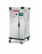 Carrello inox AISI 304 rigeneratore freddo/caldo - 1 anta a battente - N° 11x2 GN1/2 - trifase Kw 9,2 - cm 78,5x96,1x152h