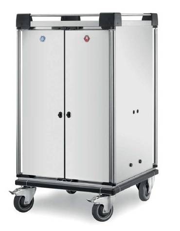 Navetta per Docking Station con 2 porte a battente - capacità 26 vassoi mm  570X325 - cm 83x79,2x144h