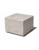 Dissuasore traffico stradale quadrato in cemento calcestruzzo - colore Grigio travertino - cm 50x50x50h - Conforme ai CAM