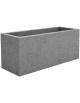 Fioriera rettangolare in cemento calcestruzzo per esterno - colore Grigio pietra - cm 120x40x50h - Conforme ai CAM