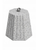Dissuasore traffico stradale ottagonale in cemento calcestruzzo - colore Grigio pietra - cm 55x55x45h - Conforme ai CAM
