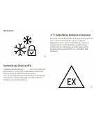 Frigorifero/congelatore da laboratorio con vano antideflagrante per sostanza infiammabili ed esplosive-Dimensioni esterne cm 59,