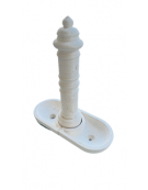 FONTANA DOPPIA IN CALCESTRUZZO CEMENTO COLORE GRIGIO TRAVERTINO PER ESTERNO - cm 105x45x121h - Conforme ai CAM