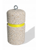 Dissuasore verticale alto in cemento - colore Grigio sabbiato - con fascia CATARIFRANGENTE - cm Ø35x60h - Conforme ai CAM