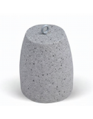 Dissuasore traffico stradale in cemento calcestruzzo - colore Grigio pietra - cm Ø40x50h - Conforme ai CAM