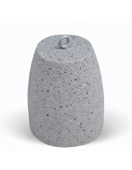 Dissuasore traffico stradale in cemento calcestruzzo - colore Grigio pietra - cm Ø40x50h - Conforme ai CAM