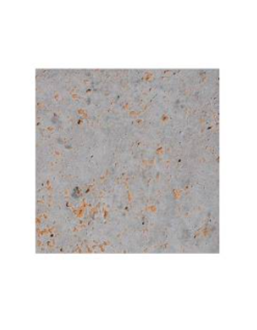 Panchina rettangolare piana in cemento colore Grigio travertino - seduta e frontale in legno - cm 60x70x50h - Conforme ai CAM