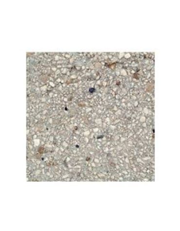 Panchina rettangolare piana in cemento colore Grigio sabbiato - seduta e frontale in legno - cm 60x70x50h - Conforme ai CAM