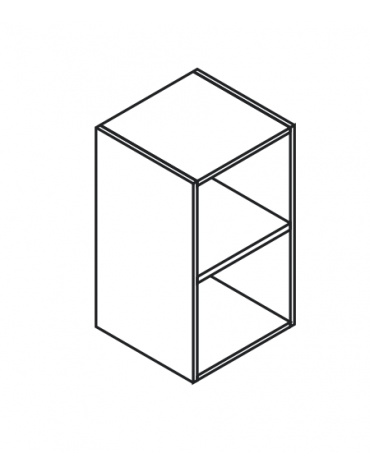 Armadio mobile ufficio basso a giorno aperto - colori a scelta - cm 45x43x79,5h