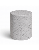 Dissuasore traffico cilindrico in cemento calcestruzzo - colore Grigio pietra - cm Ø40x70h - Conforme ai CAM