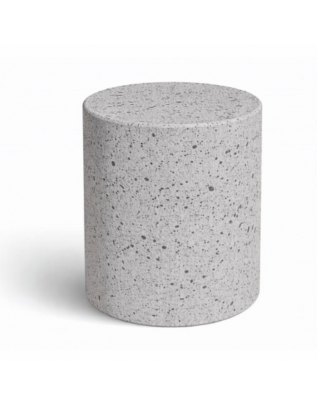 Dissuasore traffico cilindrico in cemento calcestruzzo - colore Grigio pietra - cm Ø40x70h - Conforme ai CAM
