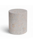 Dissuasore traffico cilindrico in cemento calcestruzzo - colore Grigio travertino - cm Ø40x70h - Conforme ai CAM