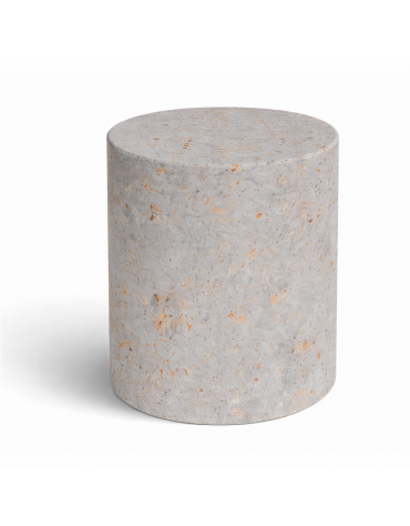 Dissuasore traffico cilindrico in cemento calcestruzzo - colore Grigio travertino - cm Ø40x70h - Conforme ai CAM