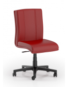 Poltrona visitatori girevole - rivestimento in Ecopelle o Poliestere ignifugo - con Piastra a gas - Certificata CAM