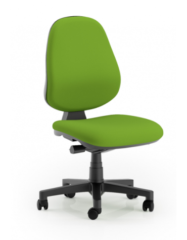 Poltrona ufficio operativa schienale alto -  in Ecopelle o Poliestere ignifugo - Movimento sincronizzato con traslatore