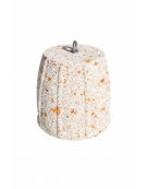 Dissuasore traffico stradale bombato in cemento calcestruzzo - colore Bianco travertino - cm Ø 46x50h - Conforme ai CAM