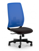 Poltrona ergonomica con schienale alto a rete - Rivestimento ignifugo - Movimento sincronizzato - CAM