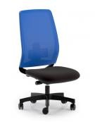 Poltrona ergonomica con schienale alto a rete - Rivestimento ignifugo - Movimento sincronizzato con traslatore - CAM