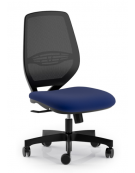 Poltrona ergonomica con schienale a rete - Rivestimento ignifugo - Movimento sincronizzato - CAM